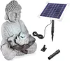 esotec Solarbrunnen Buddha mit Akku und LED Licht Produktbild-Vorschau 3