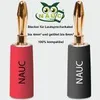 Bananenstecker 24K vergoldet Schrumpfschlauch 18x NAUC High Produktbild-Vorschau 10