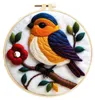 Kit broderie et feutrage Oiseau - Feutrage laine cardée Voir les images du produit 1