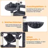 Collage of images showing different features of a cat tree. Produktbild-Vorschau