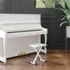 HOMCOM Sgabello per pianoforte, panca pieghevole a forma di Anteprima dell’immagine prodotto 2