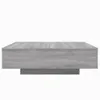 vidaXL Couchtisch Grau Sonoma 100x100x31 cm Holzwerkstoff Produktbild-Vorschau 5