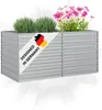 DELUKE® Hochbeet für Garten OSKAR Silber | 160x80x77cm | Produktbild-Vorschau 1