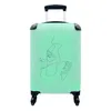 MuchoWow® Koffer Handgepäck Trolley Rollkoffer Kleine Produktbild-Vorschau 1