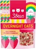 3Bears 7000703 3Bears Overnight Oats - Edle Erdbeere 400,0 Voir les images du produit 1