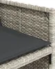 CLORIS 13-tlg. Garten-Essgruppe mit Kissen Hellgrau Poly Produktbild-Vorschau 9