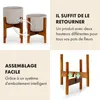 Fox & Fern Porte Plante Interieur, Support de Plantes en Voir les images du produit 5