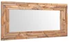 vidaXL Miroir décoratif teck 120 x 60 cm Rectangulaire Voir les images du produit 8
