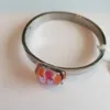 Armreif mit Glasstein Rosa Orange Fusing Produktbild-Vorschau 1