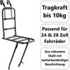 Frontgepäckträger Fahrrad Gepäckträger Lenker vorne Schwarz Produktbild-Vorschau 4