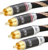 RCA Cinch Kabel Stecker auf RCA Cinch Stecker Audio Hifi Produktbild-Vorschau 1