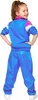 80er-Kostüm für Kinder Jogginganzug blau-pink - 116 (5-6 Produktbild-Vorschau 4