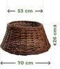 BOGATECO proutěný koš na vánoční stromek o průměru 70 cm | Náhled obrázku produktu 2