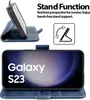 Custodia per cellulare per Samsung Galaxy S23 cover flip Anteprima dell’immagine prodotto 2