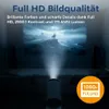 Proiettore HDMI USB Bluetooth, display 37""-170", bianco Anteprima dell’immagine prodotto 2