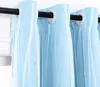 Tenda a stella cava Tenda a doppio strato in voile opaco Anteprima dell’immagine prodotto 3