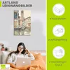 ARTland Leinwandbild Eine Brücke und Campanile, Venedig. Produktbild-Vorschau 3