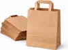 PACKEO Papiertragetaschen Braun – Stabil & Wiederverwendbar Produktbild-Vorschau 4