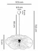 Opviq, Moderne Deckenleuchte (Chandelier) mit Produktbild-Vorschau 8