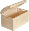 Creative Deco XXL Bardzo Duży Kufer Piracki Drewniany | Podgląd zdjęcia produktu 1