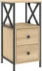 vidaXL Table de chevet chêne Sonoma 34x35,5x70 cm Bois Voir les images du produit 2