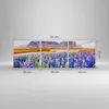 Bild auf Leinwand - Leinwandbild - Berge Wiese Blumen - Produktbild-Vorschau 3