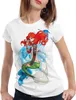 style3 Arielle TATTOO Damen T-Shirt meerjungfrau biker Produktbild-Vorschau 1