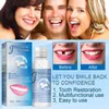 A collage of images showing people smiling, and a product for temporary tooth repair. Podgląd zdjęcia produktu
