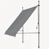 Klemmmarkise ‘Stem’ Stahlgestell 350 cm breit Mittelgrau Produktbild-Vorschau 9