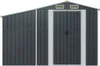 vidaXL Abri de jardin anthracite 277x93x179 cm Acier Voir les images du produit 3