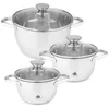 set de 8 casseroles en acier Belly Voir les images du produit 4