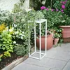 DanDiBo Tabouret pour fleurs Métal Blanc Angulaire 50 cm Voir les images du produit 7