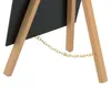 Securit® 1x mini tafelkrijtbord met ezel in beuken Productafbeelding-voorbeeld 4