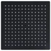vidaXL Doccia a pioggia in acciaio inox 30x30 cm quadrato Anteprima dell’immagine prodotto 1
