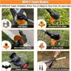 Akku-Rasentrimmer mit 2X21V Akku&Ladegerät, 26 Klingen, Produktbild-Vorschau 4