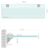 Glasboard Bad 40 x 13 cm – nástěnná police z 6mm tvrzeného Náhled obrázku produktu 4