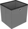 vidaXL Scaffale a cubi con 6 contenitori Nero 103x30x72,5 Anteprima dell’immagine prodotto 6