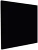 Wallario Premium Leinwandbild Schwarz in Größe 50 x 50 cm Produktbild-Vorschau 1