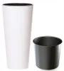 Vaso Prosperplast TUBUS SLIM bianco lucido 30 cm Anteprima dell’immagine prodotto 11