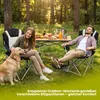 Campingstuhl mit Fußstütze – 2-in-1 Klappstuhl für Camping, Produktbild-Vorschau 2