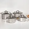 Kuketo | Edelstahl Kochtopf 22 cm Mit Glasdeckel 4,8 L - Produktbild-Vorschau 2