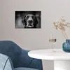 MuchoWow® Poster Tierprofil Labrador Hund in schwarz und Produktbild-Vorschau 5