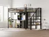 Hochbett 140x200 cm, stabile Metallkonstruktion mit Produktbild-Vorschau 9