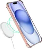 A phone case is shown magnetically attaching to a wireless charger. Produktbild-Vorschau