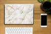 MuchoWow® Laptop Aufkleber Sticker Cover Marmor - Weiß - Produktbild-Vorschau 2