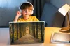 MuchoWow® Laptop Aufkleber Sticker Cover Pfad - Bäume - Produktbild-Vorschau 3