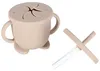 KIK KX4526 Silikon-Geschirrset für Kinder, 9-teilig, beige Produktbild-Vorschau 10
