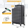 KESSER® Reisekoffer Hartschalen Koffer mit Zahlenschloss, Produktbild-Vorschau 2