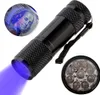 Mini lampe de poche détecteur d'UV alliage d'aluminium noir Voir les images du produit 8