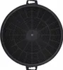A black circular carbon filter for a range hood, shown from the front. Náhľad obrázku produktu